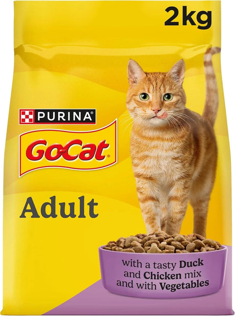Go - Cat Chicken & Duck Dry Adult Cat Food, Go - Cat, 2 kg