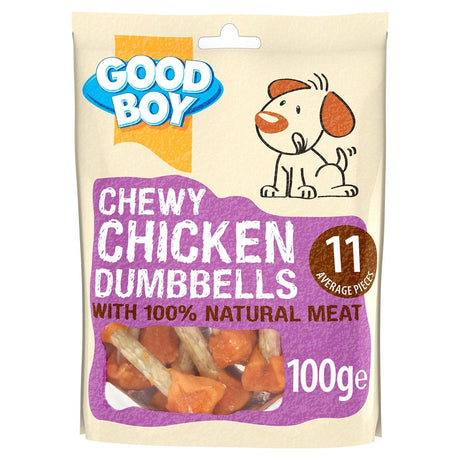 Good Boy Chewy Chicken Dumbbells, Good Boy, 8x100g