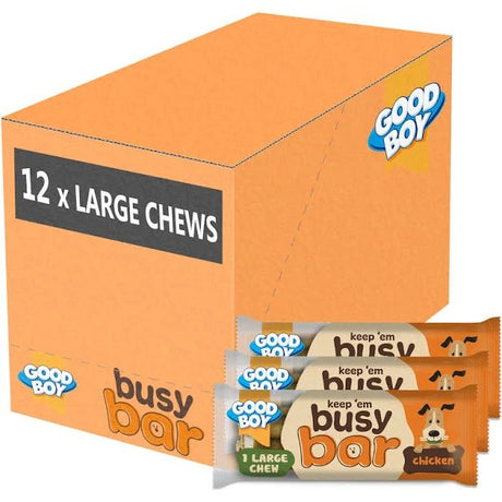 Good Boy Keep 'em Busy Bar Chicken Chew Dog Treat, Good Boy, Large x 12