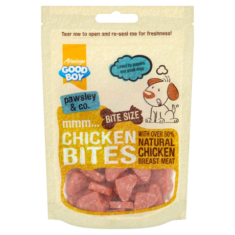 Good Boy Pawsley & Co Chicken Bites Dog Treats - 10 x 65g, Good Boy,