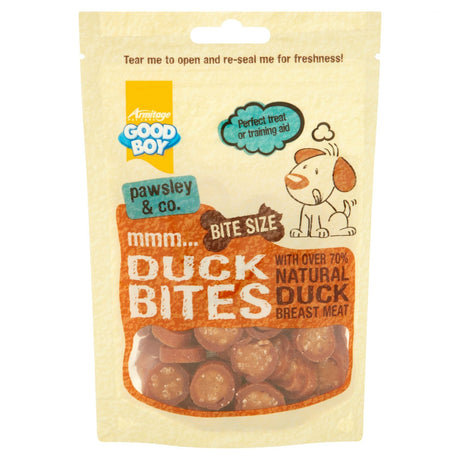 Good Boy Pawsley & Co Duck Bites Dog Treats - 10 x 65g, Good Boy,