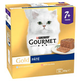 Gourmet Gold Senior 7+ Pate Fish Selection Wet Cat Food - 6 Boxes (8x85g), Gourmet,