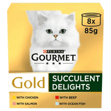 Gourmet Gold Succulent Delights Wet Cat Food - 48 x 85g, Gourmet,