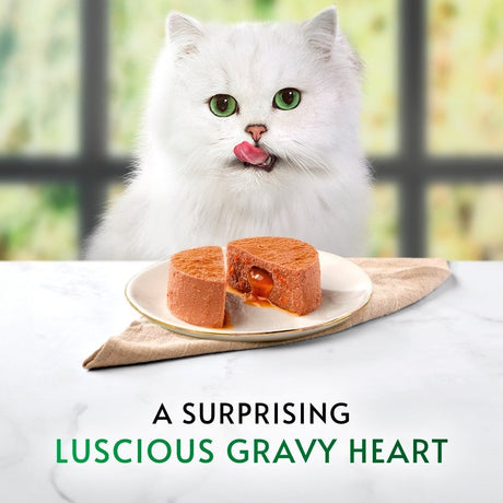 Gourmet Nature's Creations Gravy Heart Chicken Wet Cat Food - 12 x 85g, Gourmet,