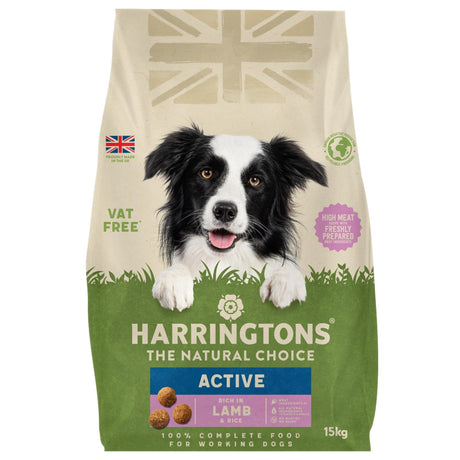Harringtons Active Lamb & Rice Working Dog Dry Food - 15 kg, Harringtons,