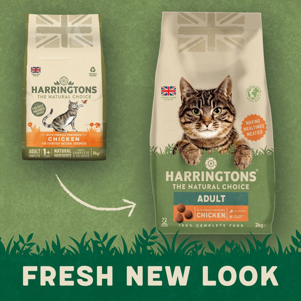 Harringtons Adult Cat Complete Chicken Dry Food - 4 x 2kg, Harringtons,