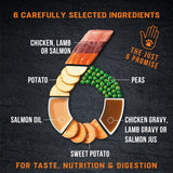 Harringtons Just 6 Grain Free Adult Dog Multipack Trays - 16 x 380g, Harringtons,