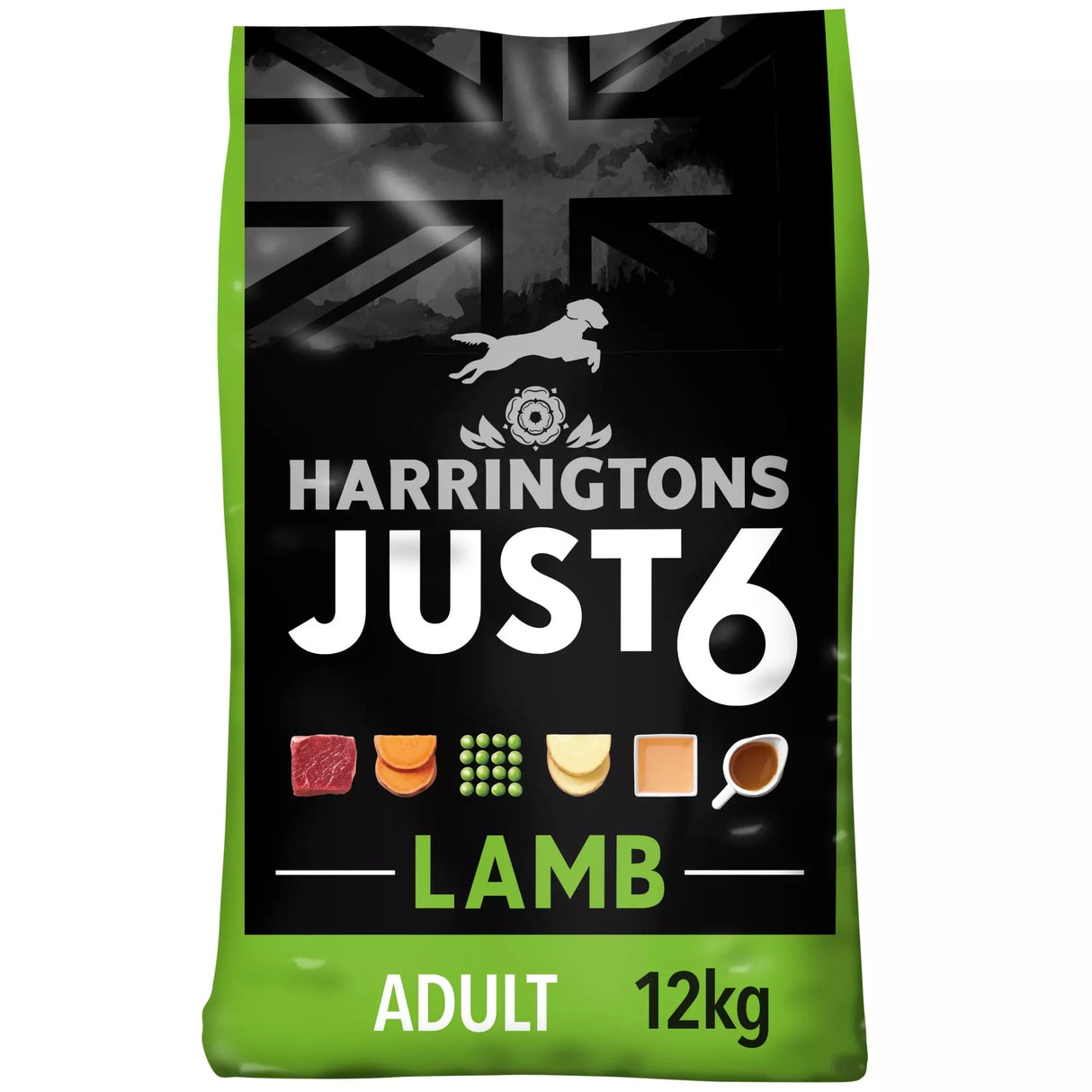 Harringtons Just 6 Lamb Dry Dog Food, Harringtons, 12 kg