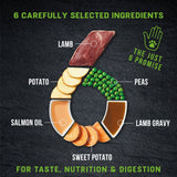 Harringtons Just 6 Lamb with Veg & Gravy Grain - Free Wet Dog Food - 8 x 380g, Harringtons,