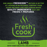 Harringtons Just 6 Lamb with Veg & Gravy Grain - Free Wet Dog Food - 8 x 380g, Harringtons,