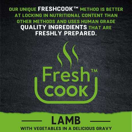 Harringtons Just 6 Lamb with Veg & Gravy Grain - Free Wet Dog Food - 8 x 380g, Harringtons,