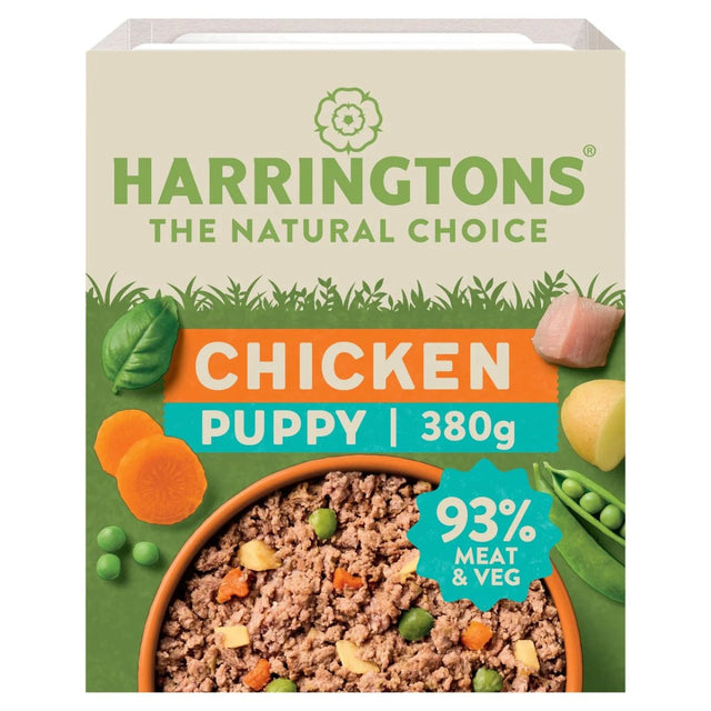 Harringtons Puppy Chicken with Veg Grain Free Wet Food Trays - 8 x 380g, Harringtons,