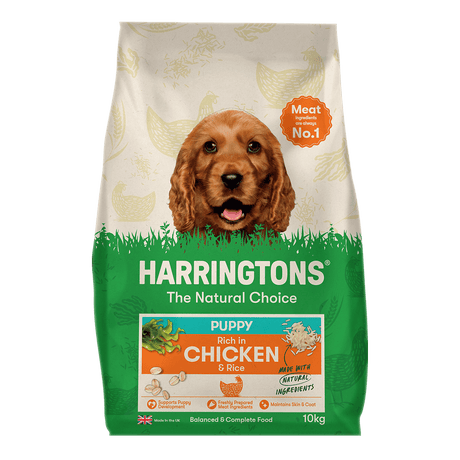 Harringtons Puppy Rich in Chicken & Rice Dry Food - 10kg, Harringtons,