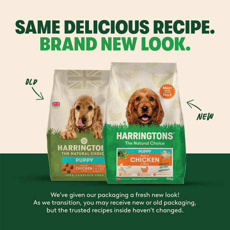 Harringtons Puppy Rich in Chicken & Rice Dry Food - 10kg, Harringtons,