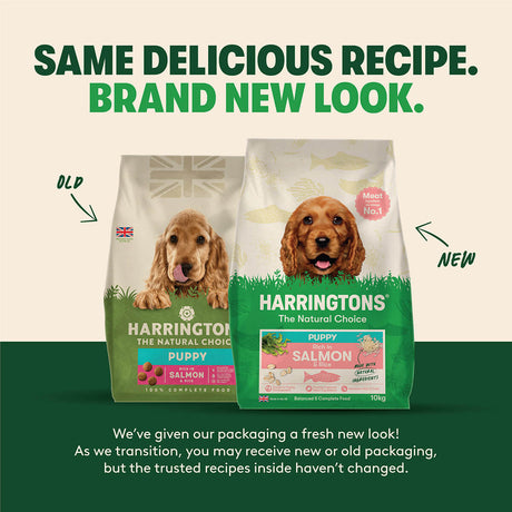 Harringtons Puppy Rich in Salmon & Rice Dry Food - 10kg, Harringtons,