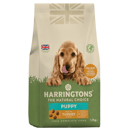 Harringtons Puppy Rich in Turkey & Rice Dry Food, Harringtons, 4 x 1.7kg