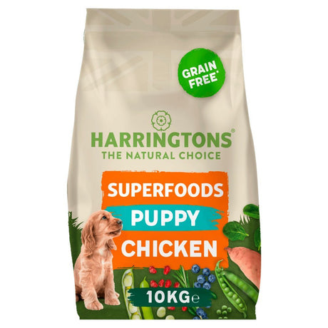 Harringtons Puppy Superfoods Chicken & Veg Grain - Free Dry Dog Food, Harringtons, 10 kg