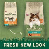 Harringtons Senior Cat Complete Chicken Dry Food - 4 x 2kg, Harringtons,