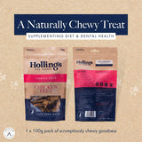 Hollings 100% Natural Chicken Feet Dog Treat - 8 x 100g, Hollings,