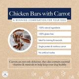 Hollings Chicken Bars with Carrot - 70 Bars (10x7 pack), Hollings,