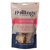 Hollings Pure Beef Curls Dog Treats, Hollings, 800g (8x100g bags)