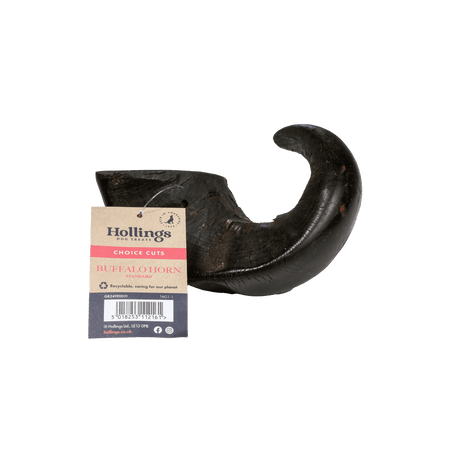 Hollings Standard Buffalo Horn Dog Chew - 12 Horns, Hollings,