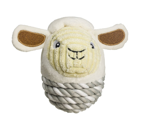 House of Paws Sheep Rope Ball Dog Toy, House of Paws,