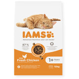 IAMS Adult Cat Dry Food with Fresh Chicken, IAMS, 10 kg