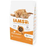 IAMS Adult Cat Dry Food with Fresh Chicken, IAMS, 10 kg