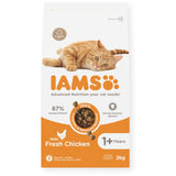 IAMS Adult Cat Dry Food with Fresh Chicken, IAMS, 2x2kg