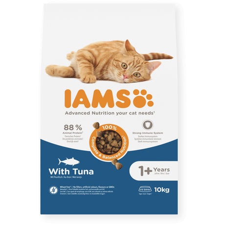 IAMS Adult Cat Dry Food with Tuna, IAMS, 10 kg