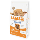 IAMS Adult Cat Light in Fat/Sterilised Dry Food with Chicken - 2 x 2kg, IAMS,