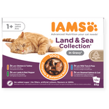 IAMS Adult Land & Sea Collection in Gravy Wet Cat Food, IAMS, 12 x 85g
