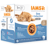 IAMS Adult Sea Collection in Jelly Wet Cat Food - 8 x 85g, IAMS,