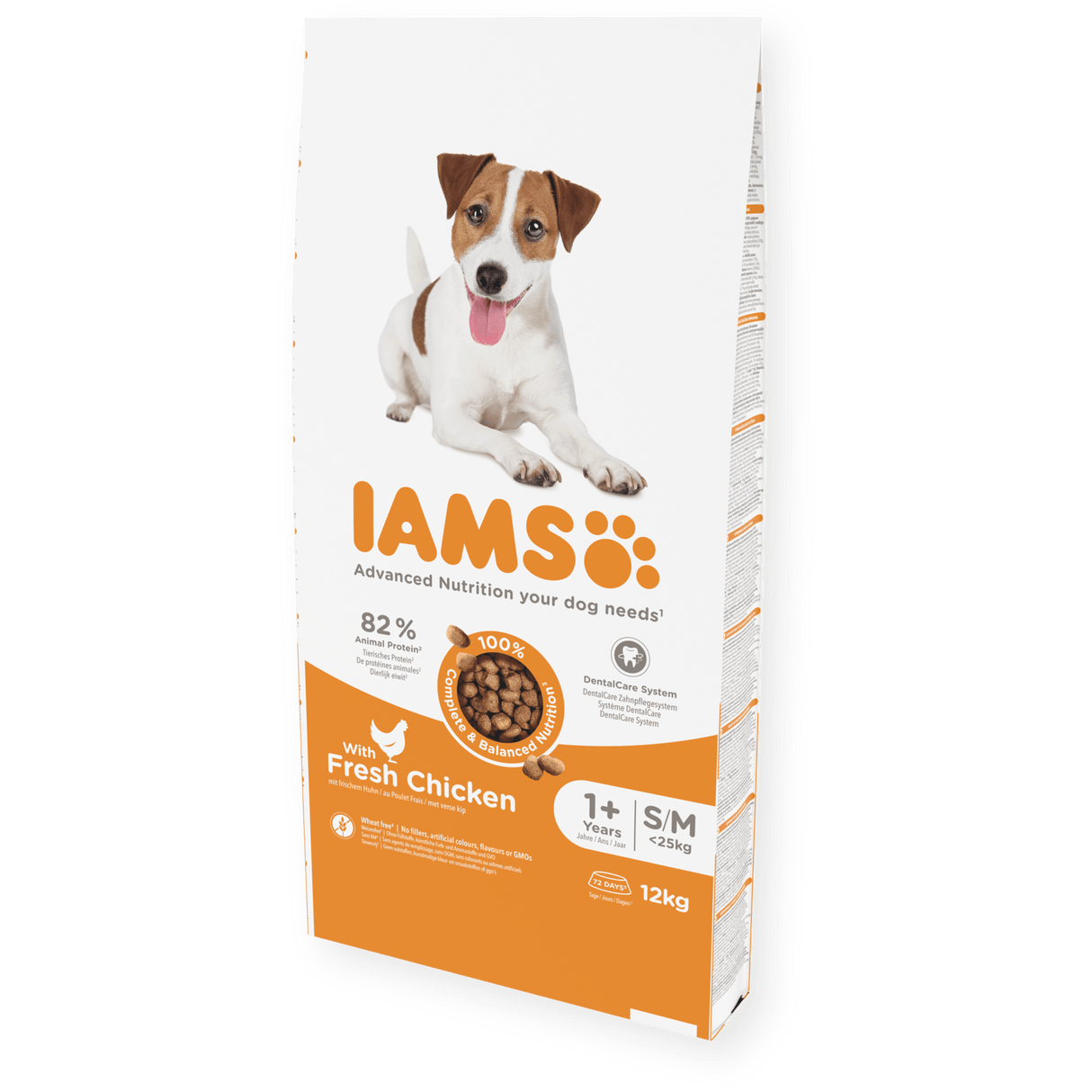 IAMS Adult Small/Medium Breed with Fresh Chicken Dry Dog Food, IAMS, 12 kg