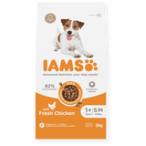 IAMS Adult Small/Medium Breed with Fresh Chicken Dry Dog Food, IAMS, 2 x 2 kg