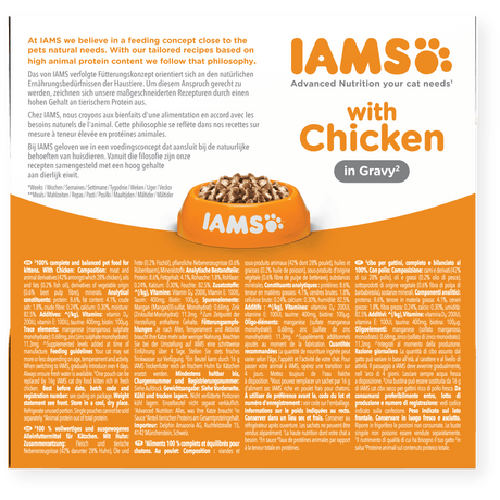 IAMS Kitten Chicken in Gravy Wet Cat Food - 8 x 85g, IAMS,