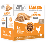 IAMS Kitten Chicken in Jelly Wet Cat Food - 8 x 85g, IAMS,