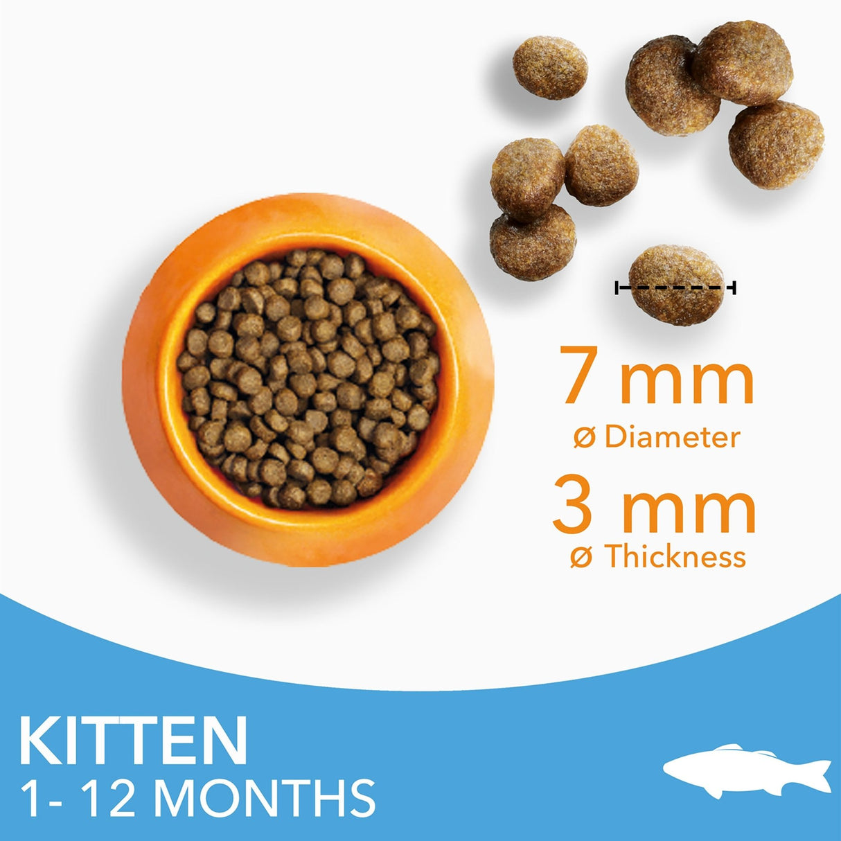 IAMS Kitten Dry Food with Ocean Fish - 2 x 2kg, IAMS,