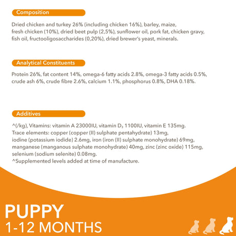 IAMS Puppy Large Breed Fresh Chicken Dry Dog Food, IAMS, 12 kg