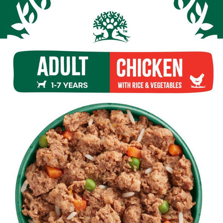 James Wellbeloved Adult Chicken & Rice in Loaf 12x400g Cans Wet Dog Food, James Wellbeloved,