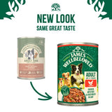 James Wellbeloved Adult Chicken & Rice in Loaf 12x400g Cans Wet Dog Food, James Wellbeloved,