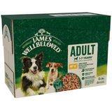 James Wellbeloved Adult Dog Lamb & Chicken in Gravy Pouches, James Wellbeloved, 4x (12x90g)