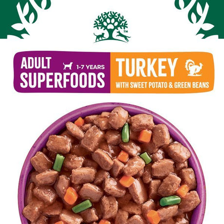 James Wellbeloved Adult Dog Superfoods with Turkey in Gravy 48 x 90g Pouches, James Wellbeloved,