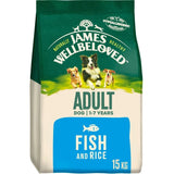James Wellbeloved Adult Fish & Rice Dry Dog Food, James Wellbeloved, 15 kg
