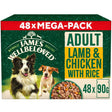 James Wellbeloved Adult Lamb & Chicken & Rice in Gravy Wet Dog Food Pouches, James Wellbeloved, 48 x 90g