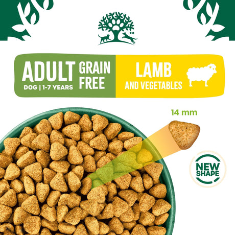 James Wellbeloved Adult Lamb & Veg Grain Free Dry Dog Food - 10kg, James Wellbeloved,
