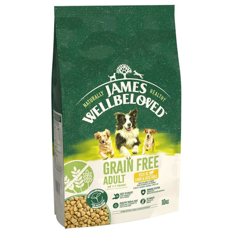 James Wellbeloved Adult Lamb & Veg Grain Free Dry Dog Food - 10kg, James Wellbeloved,