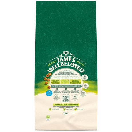 James Wellbeloved Adult Large Breed Fish & Rice Dry Dog Food - 15 kg, James Wellbeloved,