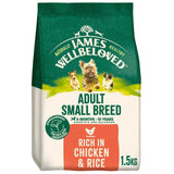 James Wellbeloved Adult Small Breed Chicken & Rice Dry Dog Food, James Wellbeloved, 1.5 kg